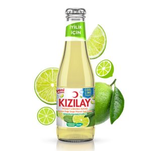 Kızılay Mineralwasser mit natürlichem Fruchtaroma - Cool Lime Limette und Minze