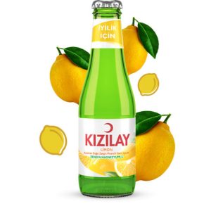 Kızılay Mineralwasser mit natürlichem Fruchtaroma - Zitrone