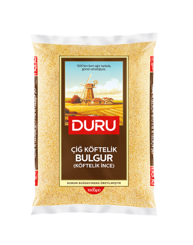 Duru Çiğ Köftelik Bulgur (Köftelik İnce) 1000g